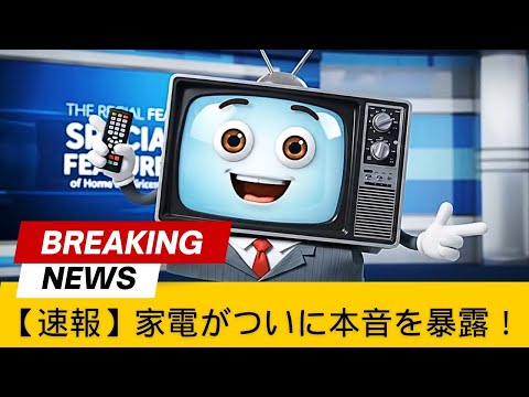 YouTube動画: 家電たちのリアルな叫び！もしも家電が本音を話したら…【あるあるアニメ動画】