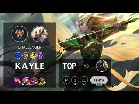 Kayle Top vs Gangplank - EUW Challenger Patch 11.7