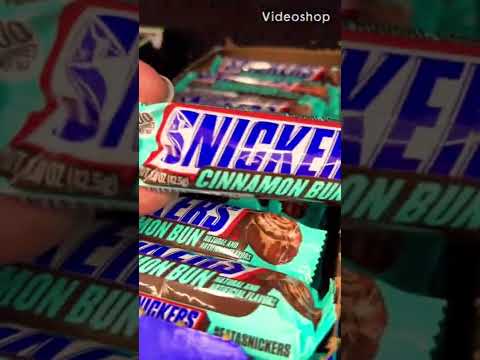 New cinnamon bun snickers at Walmart OMG #shorts