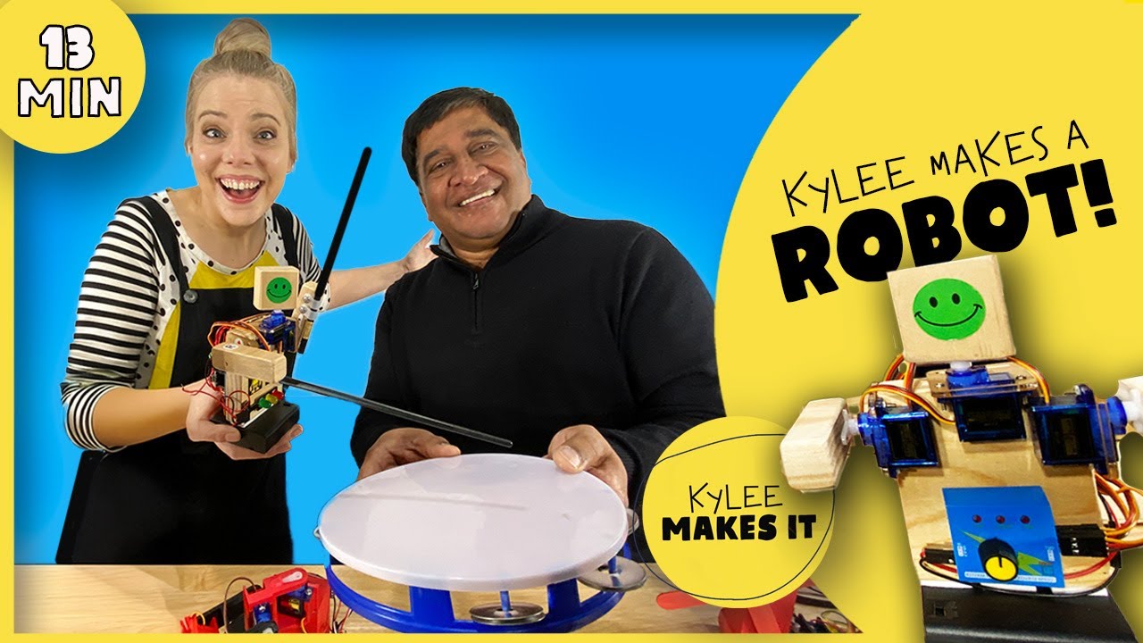 Kylee Makes a Robot | Learn about Robotics and Engineering with Kids Explore Robotics!
