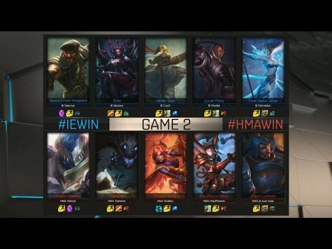 HMA vs IE Highlights Game 2 - Huma vs Inspire eSports - 2016 EU Challenger Spring