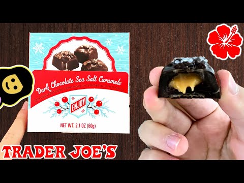 🇮🇪 Dark Chocolate Sea Salt Caramels - Trader Joe’s Product Review