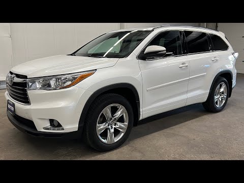 2016 Toyota Highlander Limited Platinum Preview
