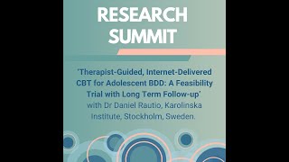 'Therapist-guided, internet-delivered CBT for adolescent BDD....