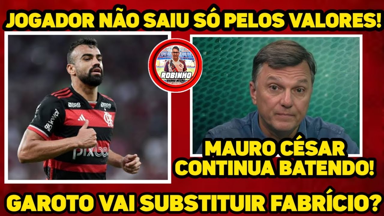 JOGADOR NÃO SAIU SÓ PELO VALOR!    GAROTO SUBSTITUI O FABRICIO!  MAURO CESAR CONTINUA RECLAMANDO