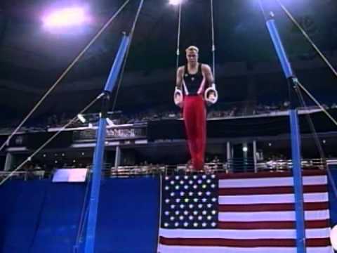 Brett McClure - Still Rings - 1999 U.S Gymnastics Championships - Men