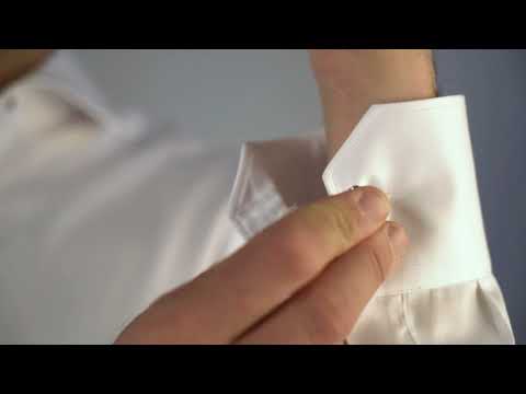 Camicia Bianca da Uomo - polsini con Gemelli