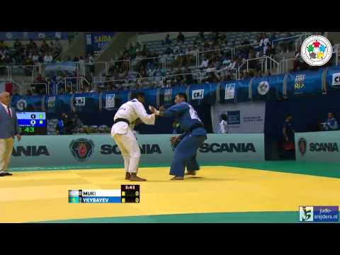 Judo 2013 World Championship Rio de Janeiro: Muki (ISR) - Ykybayev (KAZ) [-73kg]