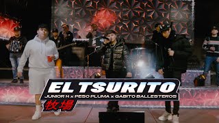 Musik-Video-Miniaturansicht zu El Tsurito Songtext von Junior H, Gabito Ballesteros & Peso Pluma