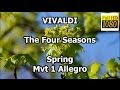 Vivaldi The Four Seasons Spring Mvt 1 Allegro ...