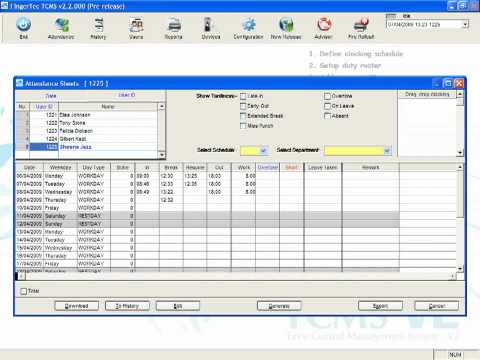 TCMS V2.2 - New Version_14-Viewing attendance of users
