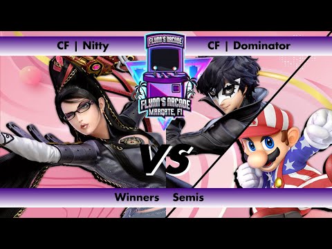 Flynn's Arcade 081 Winners Semis - CF | Nitty (Bayonetta) Vs CF | Dominator (Joker Mario) SSBU 2023