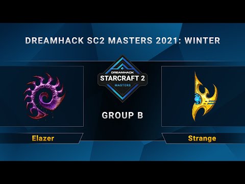 SC2 - Elazer vs. Strange - Group B - DreamHack SC2 Masters 2021 Winter - EU