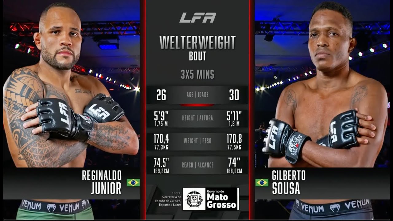 LFA Pelea Gratis: Reginaldo Junior vs Gilberto Sousa