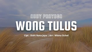 Download lagu Wong Tulus - Addy Prayoga | Lirik | New Single Tarling 2026 mp3
