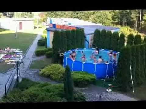 Zabawa młodzieży podczas Turnusu Szkoły Tańca EXTREME w Ośrodku Nad Wodospadem