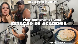 Compramos uma ESTAÇÃO DE ACADEMIA, VALE A PENA INVESTIR EM EQUIPAMENTOS? fiz RAP 10 caseira!