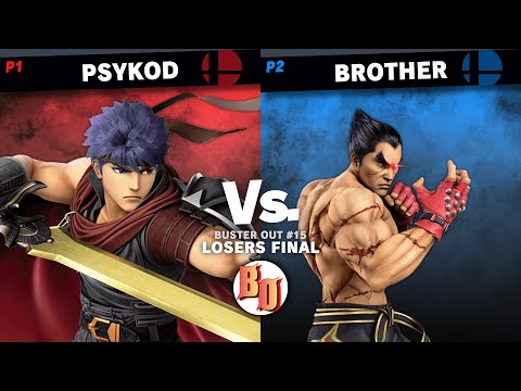 Buster Out #15 - PsyKoD (Ike) VS Brother (Kazuya) - Losers Final