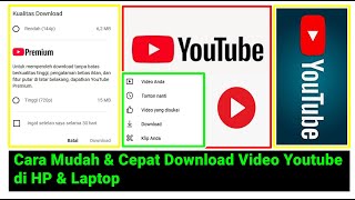 Download lagu 🔴Cara Unduh & Download Video Youtube di HP/Laptop tanpa aplikasi mp3