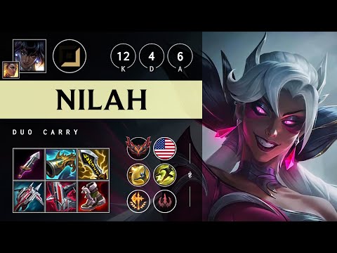 Nilah ADC vs Samira - NA Grandmaster Patch 25.09
