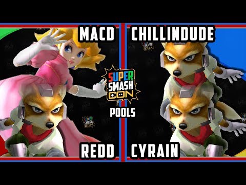 SSC2018 SSBM - Liquid`Chillindude & Cyrain Vs. MacD & Redd Smash Melee Pools