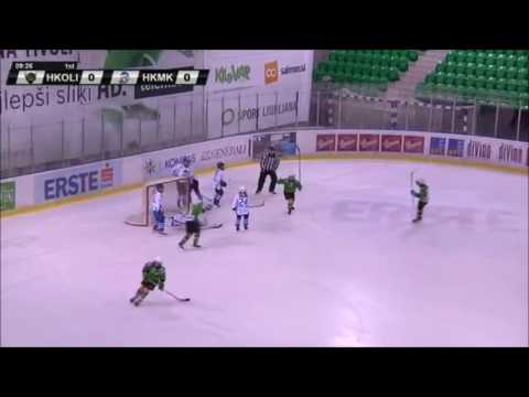 U-12 DP 25.3.2017 HK Olimpija - HK MK Bled 7:2, zadetek Jan Petelinkar