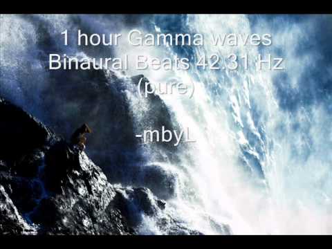 1 hour Gamma Binaural Beats 42.31 Hz -  Increase your Mental Brain Activity