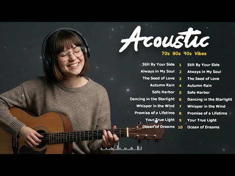 80s 90s Acoustic Love Song 🎸 | Soft Female Vocals | Acoustic Songs for Sleep, Study & Healing