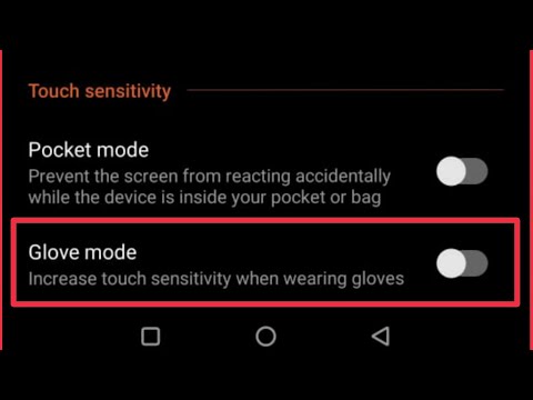 How To Enable Glove Mode in Asus Rog Phone 2