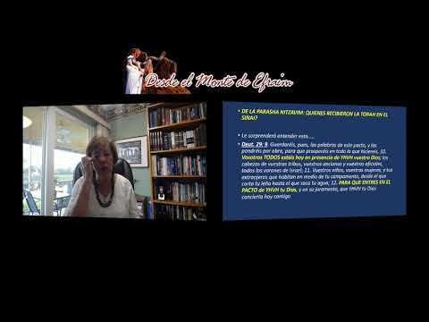 ESTUDIO 149 . PARASHA NITZAVIM FIRMEMENTE PARADOS