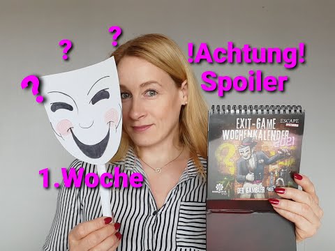Exit-Game Wochenkalender 2021 !Achtung! Spoiler /Der Gambler/ Escape Dysturbia