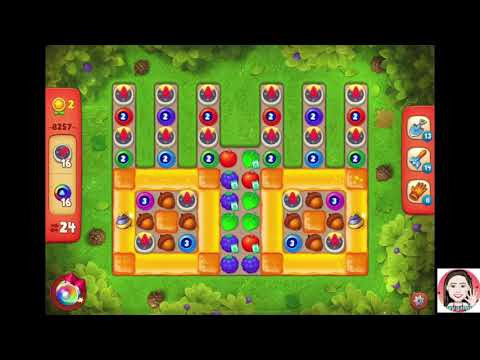 Gardenscapes Level 8257 HD   ✅✅✅✅/5    Easy to Medium Level