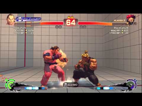 SSF4 AE 2012 Ranked Hibiki2525 (Dan) vs BlackCats28 (Akuma)