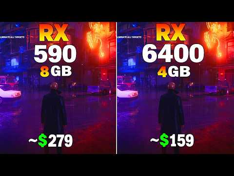 RX 590 vs RX 6400 - Test in 12 Games
