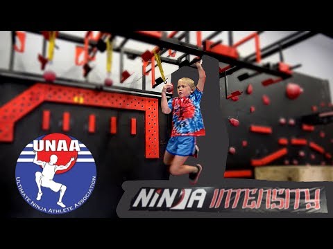 when she Runs a UNAA Course Qualifier at Ninja Intensity - Tie-Dye Ninja 3rd Place!!!