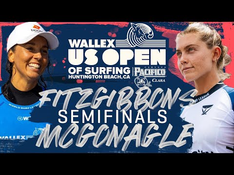 Sally Fitzgibbons vs Leilani McGonagle | Wallex US Open of Surfing - Semifinals Heat Replay