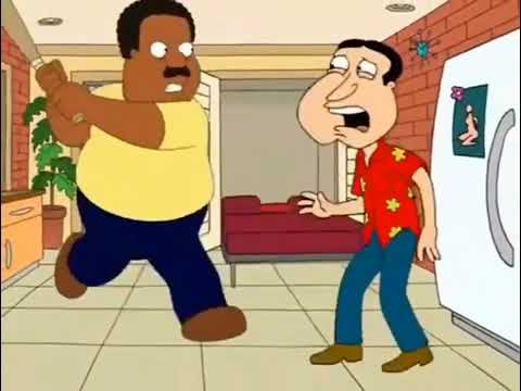 Family Guy - Cleveland tries to kill Quagmire