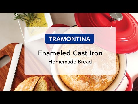 Tramontina Enameled Cast Iron Dutch Oven - Homemade Bread