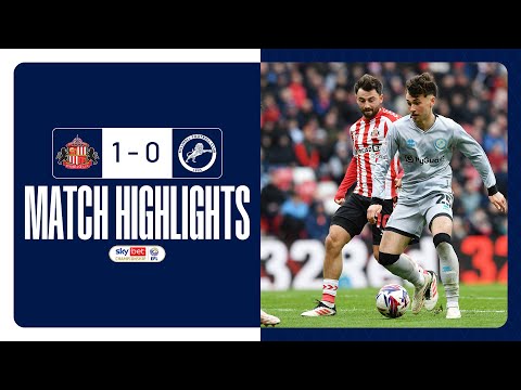 Sunderland 1-0 Millwall | Match Highlights