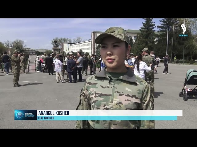 Қозоғистон тинчлик ўрнатувчи кучлари Ғўлон тепаликларига йўл олди