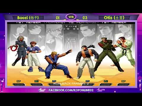 Baozi (包子) Vs Otis (土豆) FT10 KOF 2002 UM - Um Challenge Muito Forte