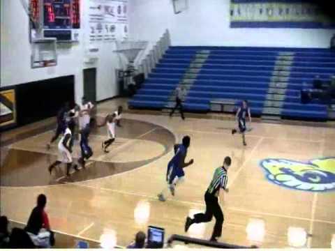 Harley Shear Dunks, twice, vs. Hibbing