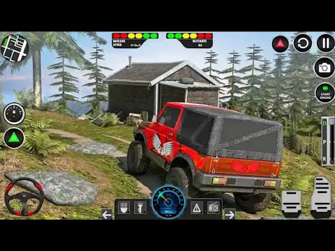 Offroad SUV Jeep Driving Simulator 4x4 Luxury Stunts Hill Driver -Android GamePlay