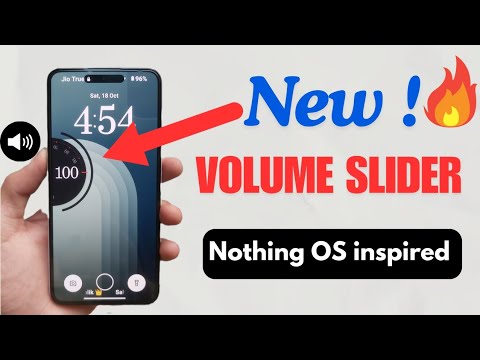 Nothing  phone new Volume Slider for Nothing Phones Minimal, Clean & Fully Customizable! #nothing
