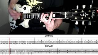 Thank You For The Venom - My Chemical Romance Guitar Cover With Scrolling Tabs