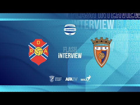 Flash Interview - RD Águeda x CD Estarreja (J06 - 2.ª Fase)