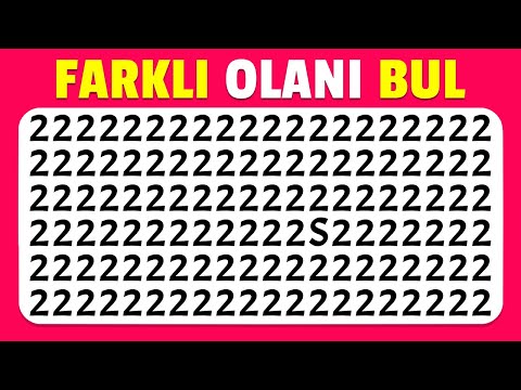 Farklı Olanı Bul | Sadece Aranızdaki En Dikkatli Kişi Farklı Olanı Bulabilecek!