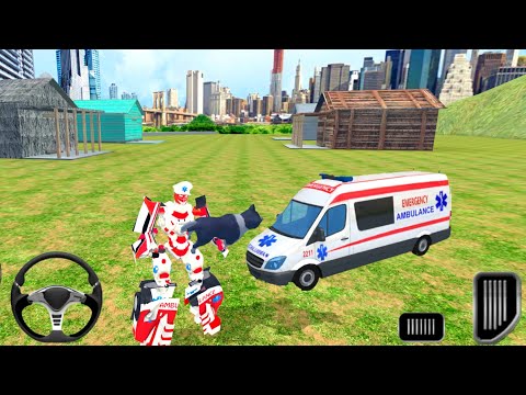 Ambulance Robot City Rescue e#1 - Ambulance Games - Android Gameplay