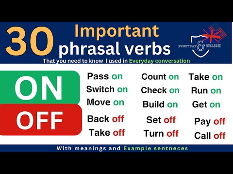 30 common phrasal verbs with the words COME LOOK GO used in daily English conversation