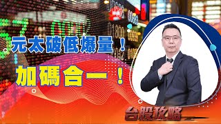 元太破低爆量！加碼合一！ (圖)